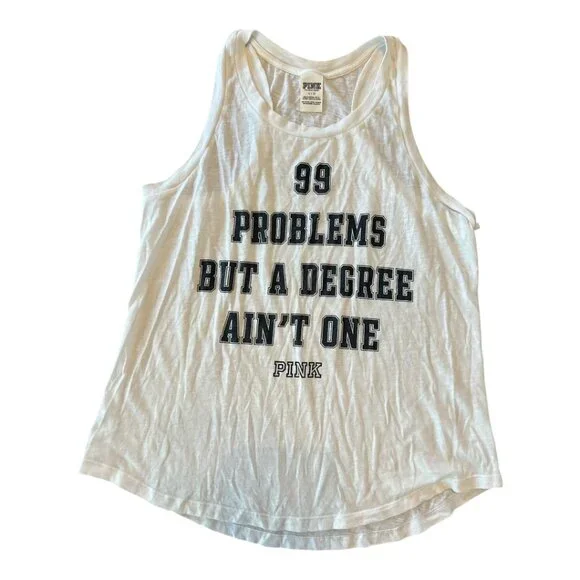 Victoria’s Secret PINK Tank & T-Shirt Bundle Women’s Size Large (6 pcs) - Picture 5 of 6